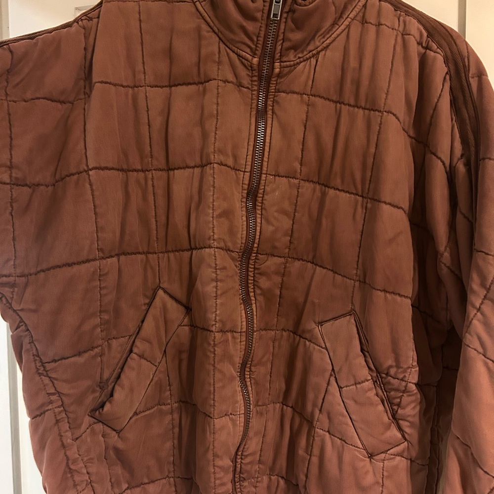 Brown Quilted Jacket - image 2